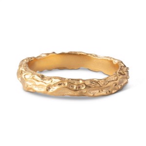Enamel - Gaia Ring aus vergoldetem Stahl 